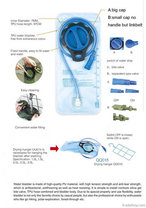 hydration water bladder