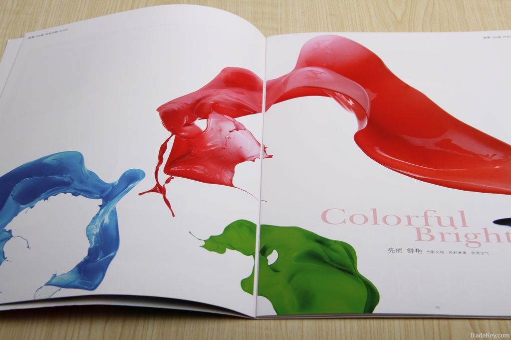 High quality art paper offset printing brochure printing