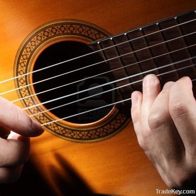 Nylon strings for classical guitar.