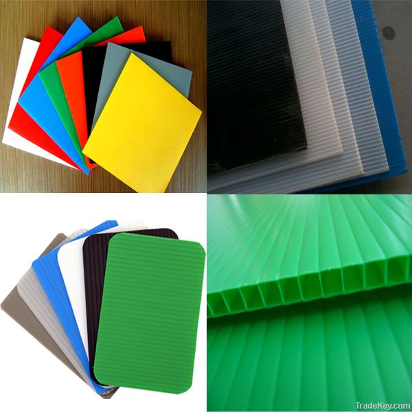 PP plastic hollow sheet