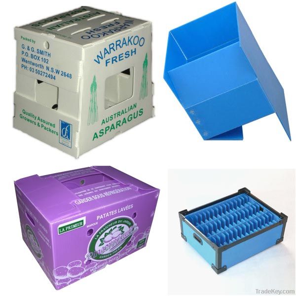 corrugated plastic sheet for box