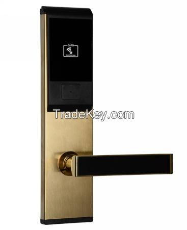 new design lower price stainless steel hotel RFID card lock systems China made