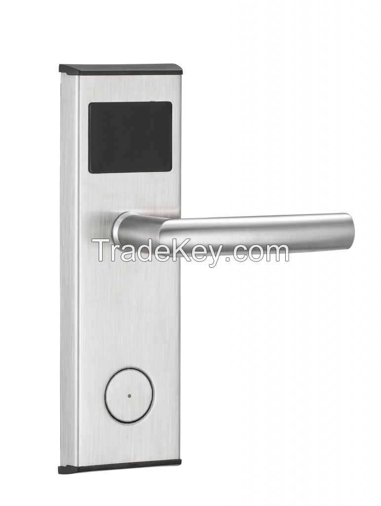 Stainless Steel Electronic Hotel RF Card Lock