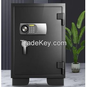 China made Bank deposit secure home office fire box 2 key locks cabinet document fireproof safe