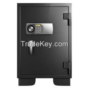 China made Bank deposit secure home office fire box 2 key locks cabinet document fireproof safe