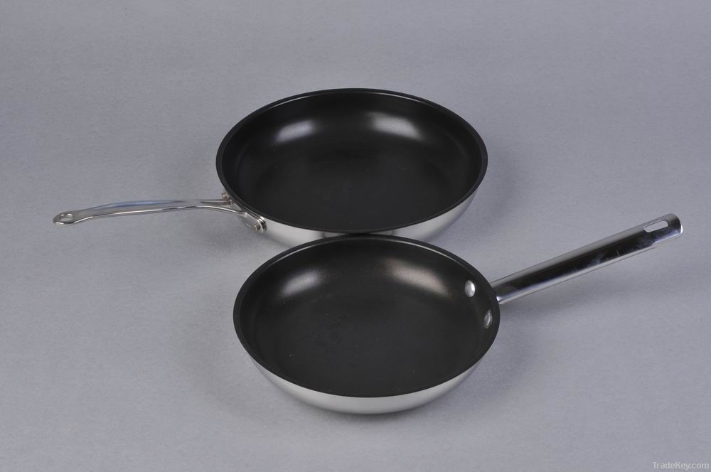 stainless steel Skillet/frying pan/saute pan/wok