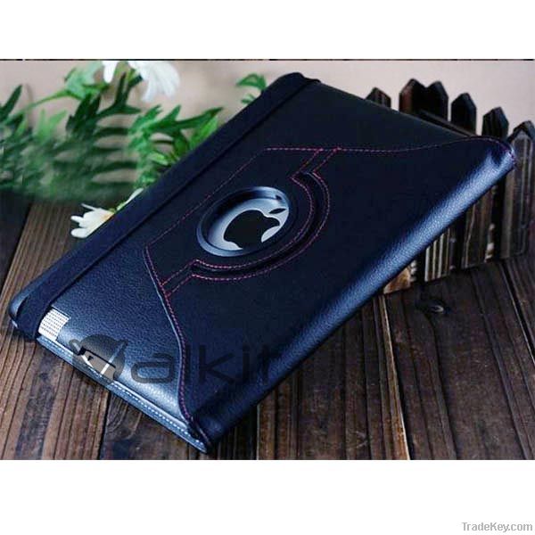 360 degree rotating leather case for ipad 2/3