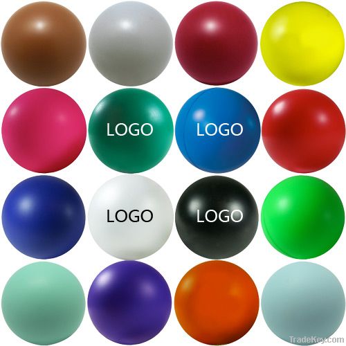 PU Foam Stress Balls, Round Stress Relievers, Promotional Venting Balls