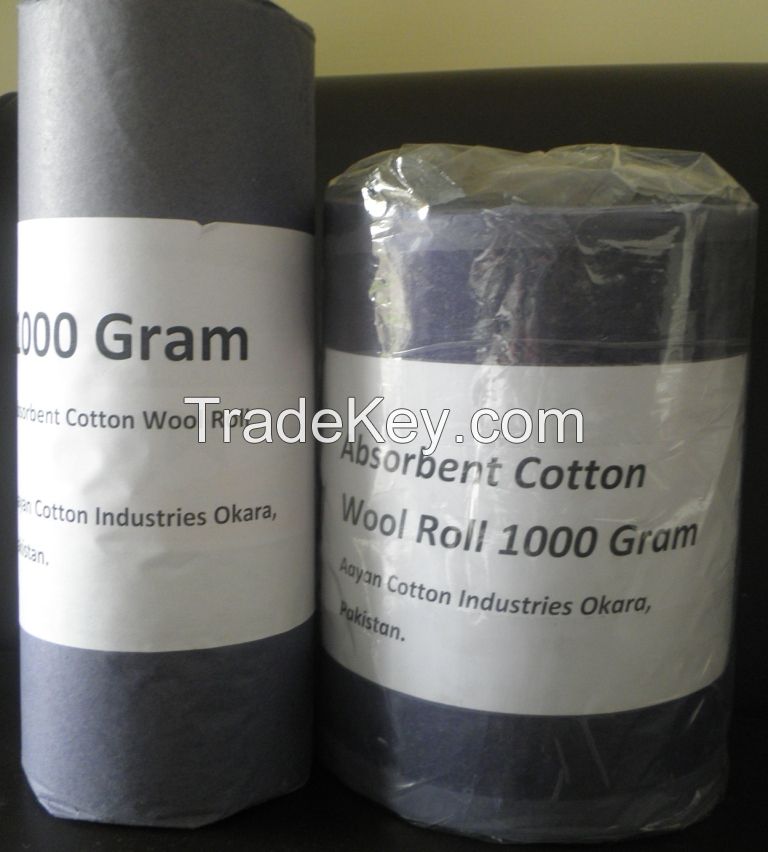 MEDICAL ABSORBENT COTTON WOOL ROLL 1000 Gram