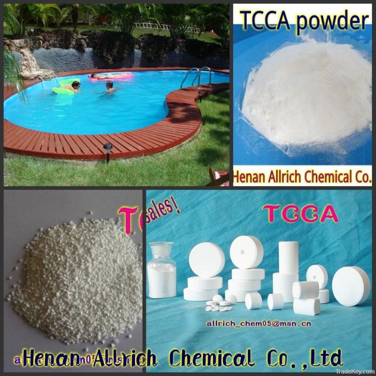 TCCA for warter treatment , 90% powder/tablet/granular , Trichloroisocya