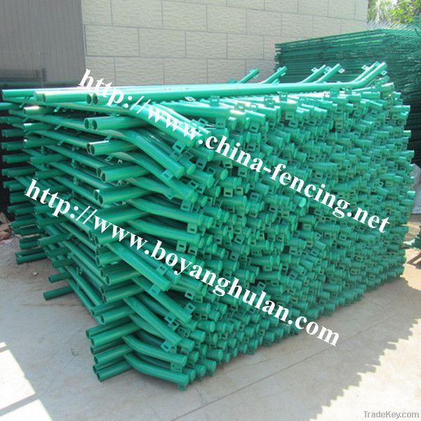 Hebei pvc coated/galvanized Fence post