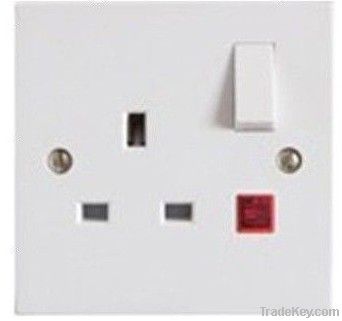 Wall Switched Socket 13amp 1gang Single Pole