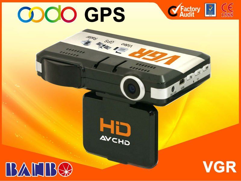 Car Camera with GPS and radar detector