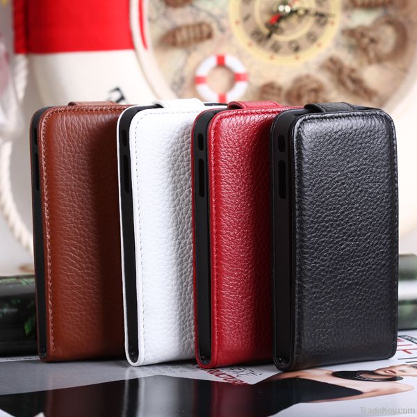 flip Leather case for iphone4/4s