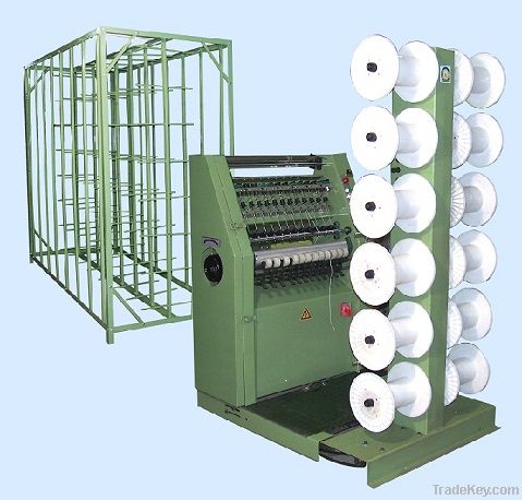 Zipper centre line/cord machine