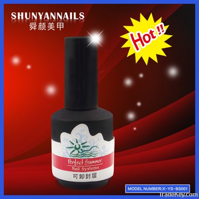 soak off top coat gel for nail