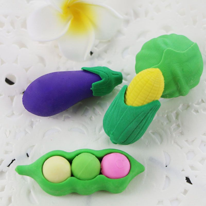 fruit and vegetable toys eraser