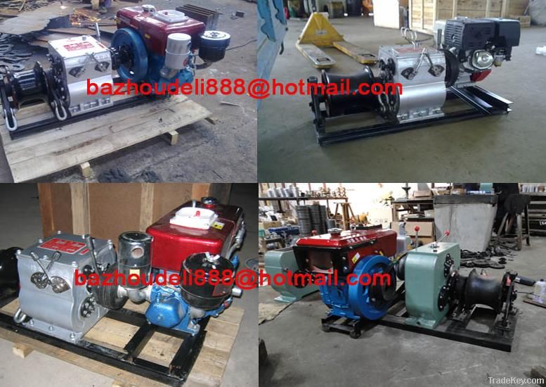 Powered Winches, engine winch, Cable Drum Winch