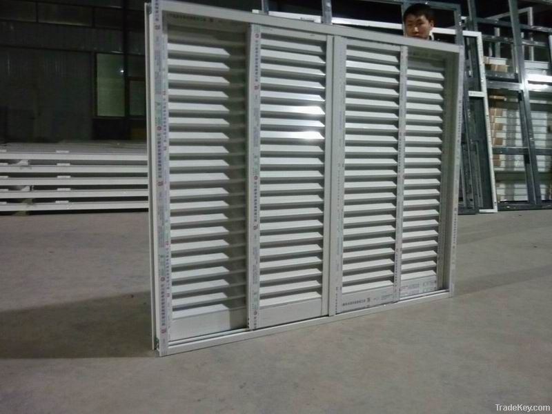 aluminum shutter window