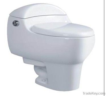 one piece toilet