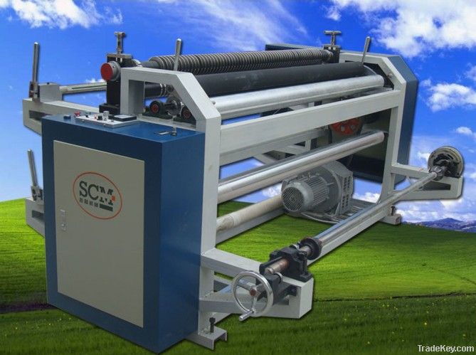 non woven fabric slitting splitting cutting machine