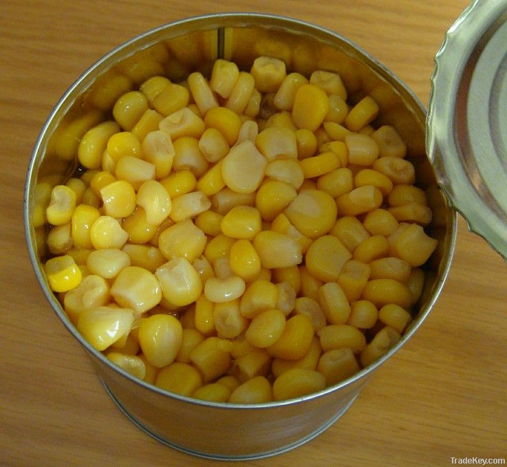 canned sweet corn/maize