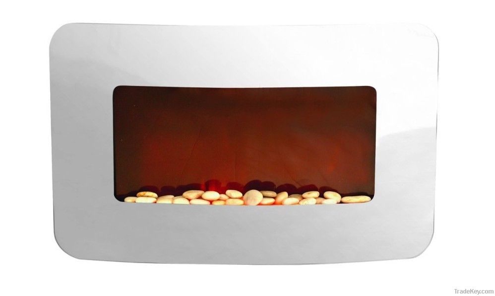 Wall mounted electric fireplace