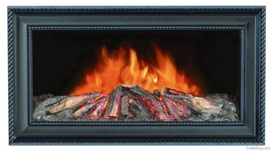 Wall mounted electric fireplace