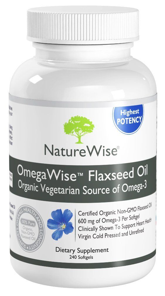 NatureWise OmegaWise Flaxseed Oil