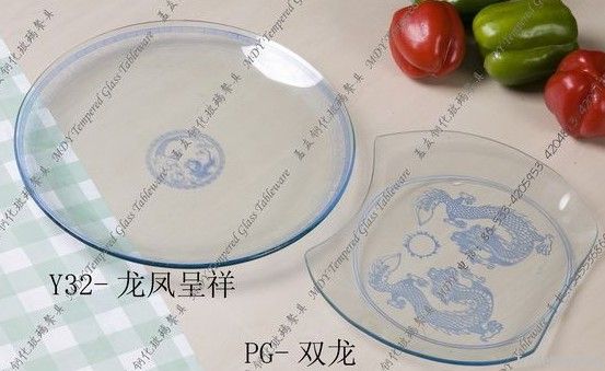 tempered glass dinnerware