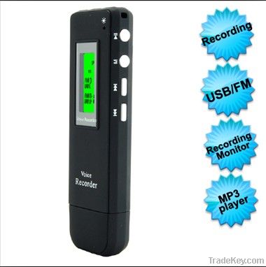 Digital Voice Activation Voice Recorder USB Type 4GB