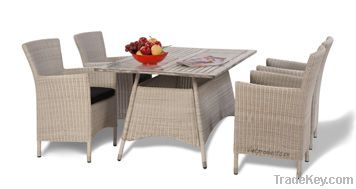 Poly Rattan Table Set