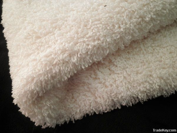 Polyester knitted fleece fabric