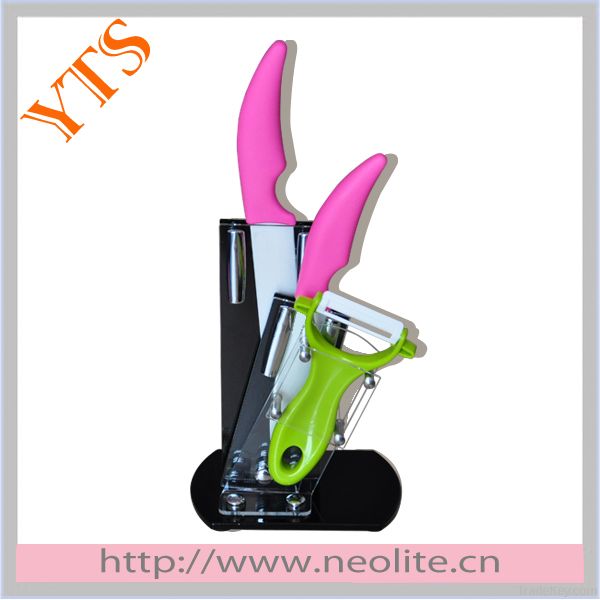 Promotion Gift-2 pcs colored ceramic knife set