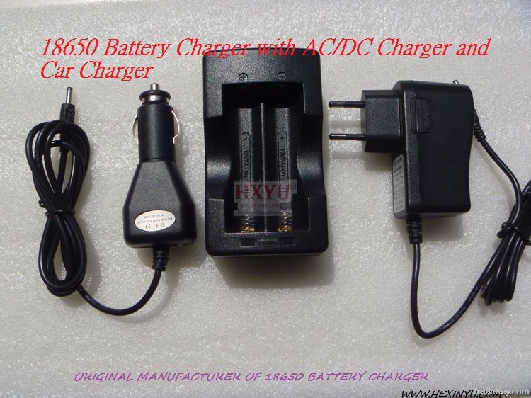 Dual charger for 18650 Lithium ion batteries