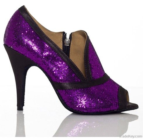 2012 Popular Glitter latin shoes ballroom shoes