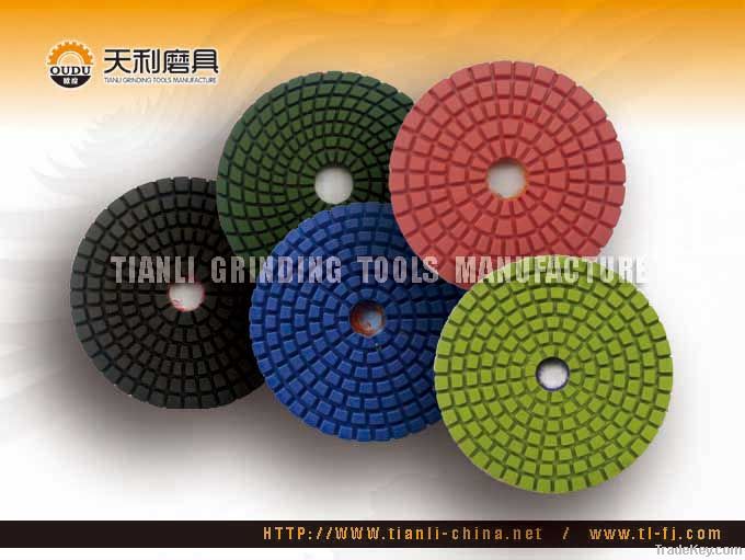 diamond flexible polishing pad