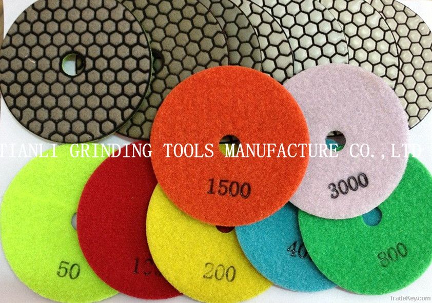 dry polishing pad