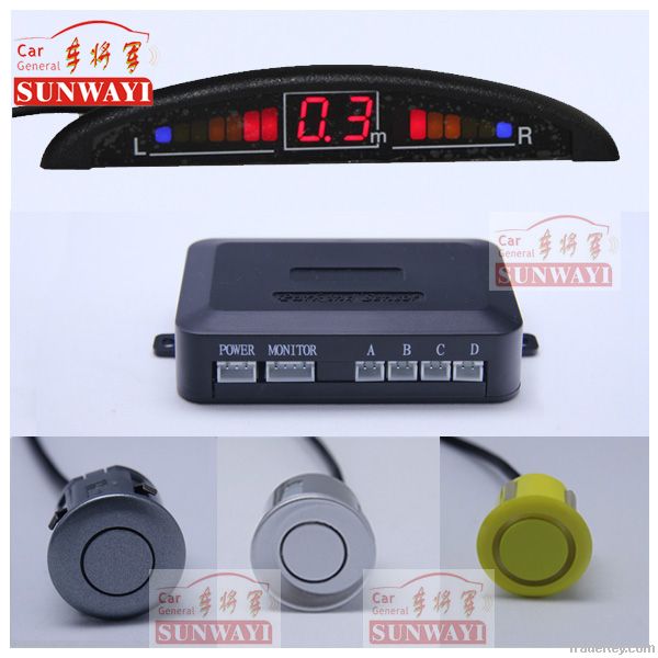 LED display car reverse aid kit