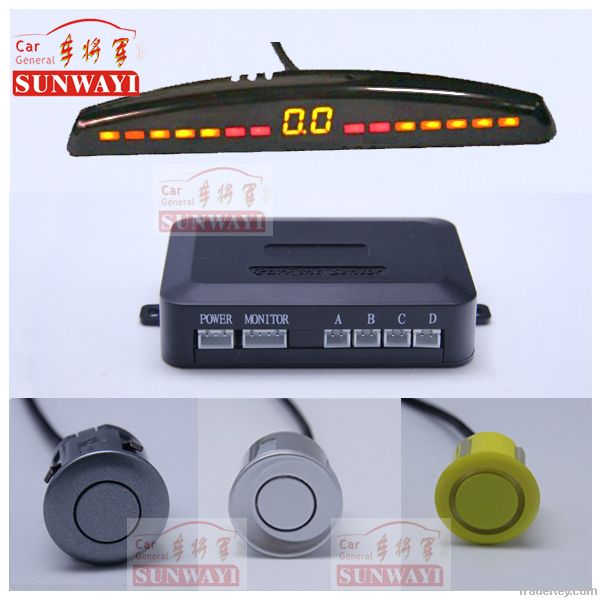 LED display reverse parking sensor kit