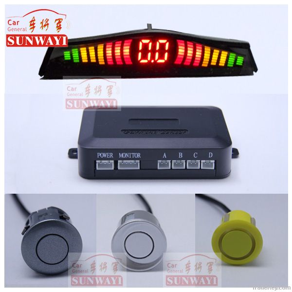 LED display car reverse aid kit