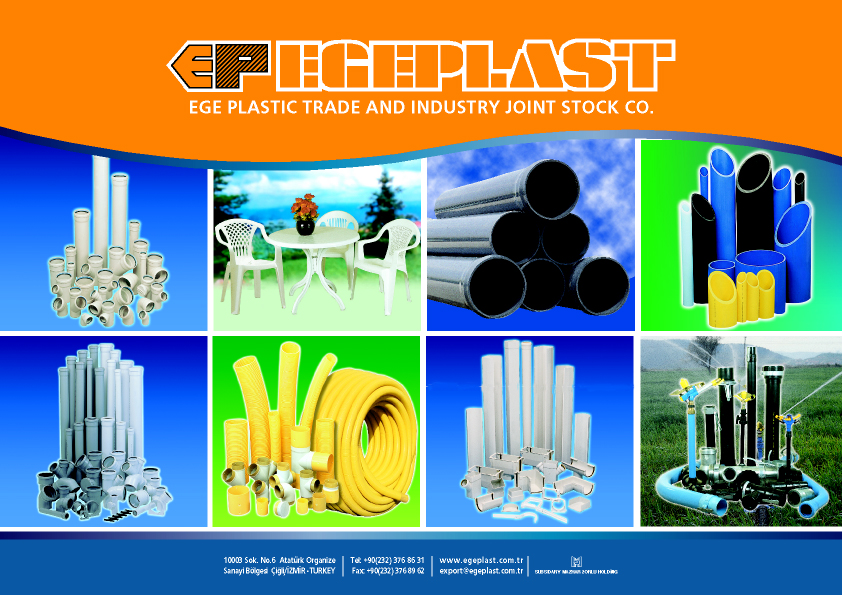 Egeplast Plastic pipes and fittings