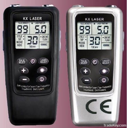 semiconductor laser/low-frequency treatment instrument