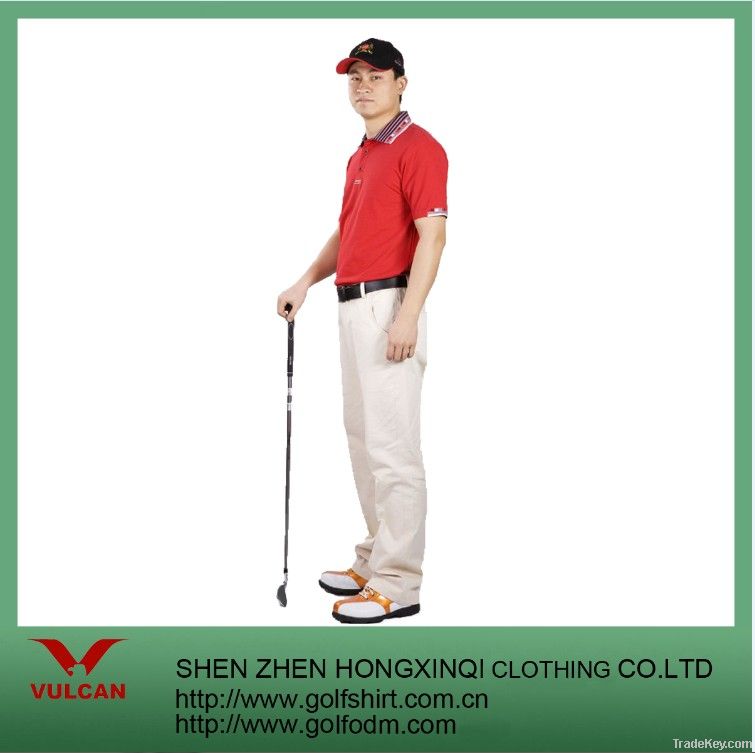 Mercerized Cotton Pique Men Golf Shirts