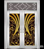 stainless steel door