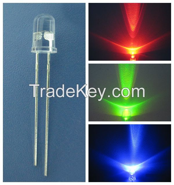 Led 5mm Blue color with Long pin DIP LED