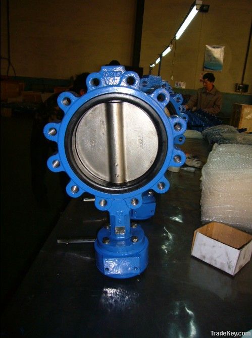 Lug type butterfly valve