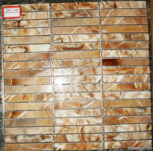 Polished Chinese Marble tile Louis Gold