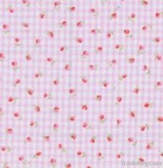 Cotton Yarn Dyed and Print shirt fabric