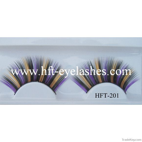 colored eyelash